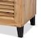 Baxton Studio Coolidge ModernOak Brown Finished Wood 5-Shelf Shoe Storage Cabinet 197-11926-ZORO - alternate 9